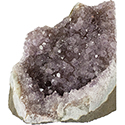 Amethyst Druzy Standing with Cut Base - Large